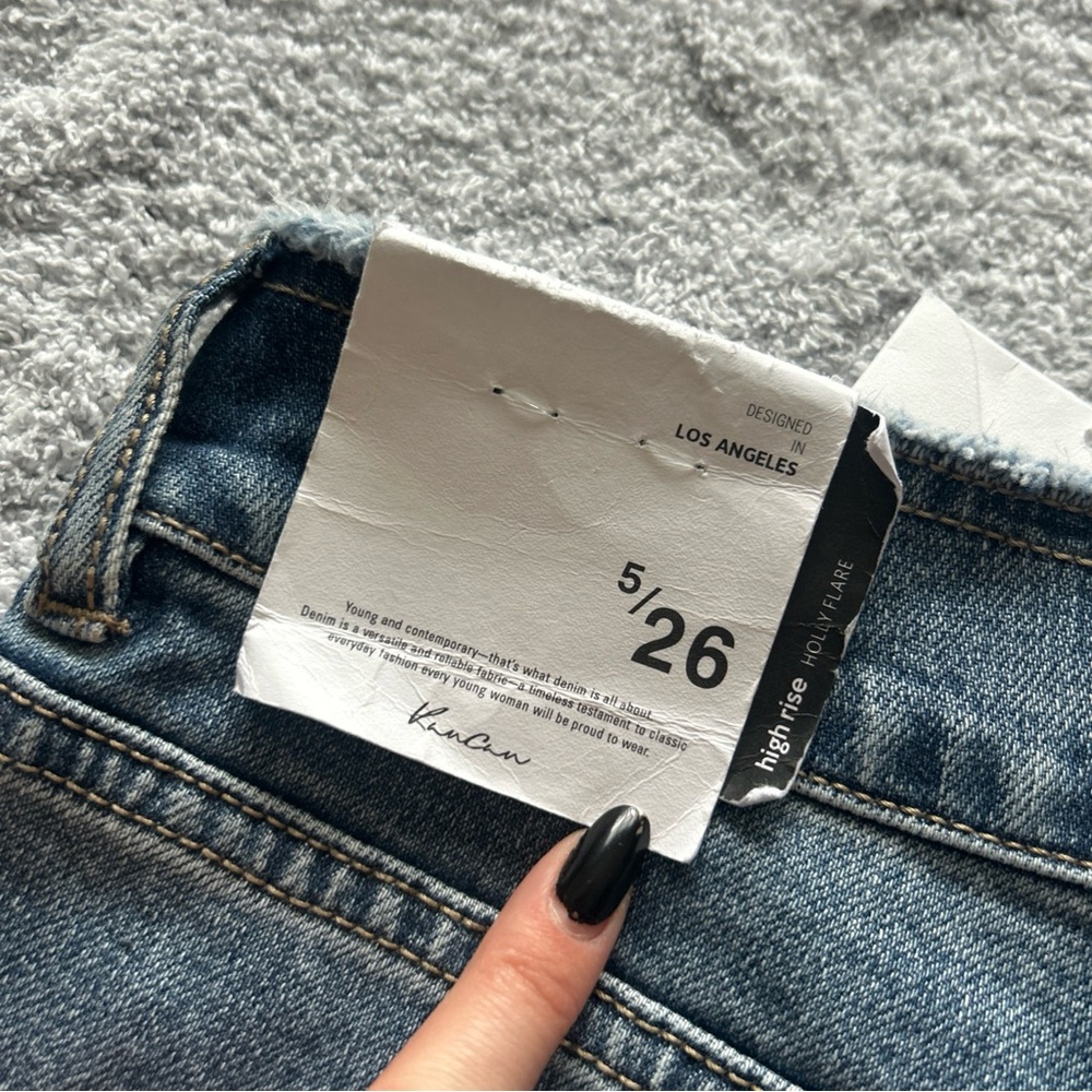 KanCan Jeans NWT High Rise Holly Flare Women's Size 5/26 - Picture 14 of 16